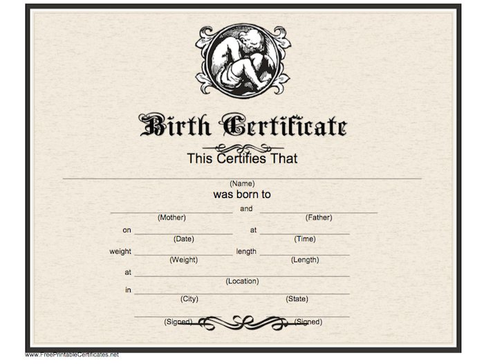 15 Birth Certificate Templates (Word & PDF)   Template Lab