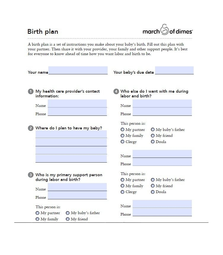 Birth Plan Template Uk | business letter template