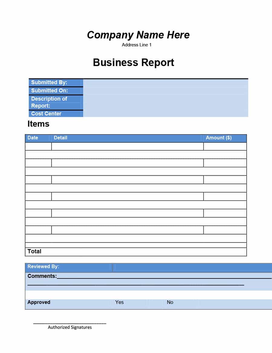 30+ Business Report Templates & Format Examples   Template Lab