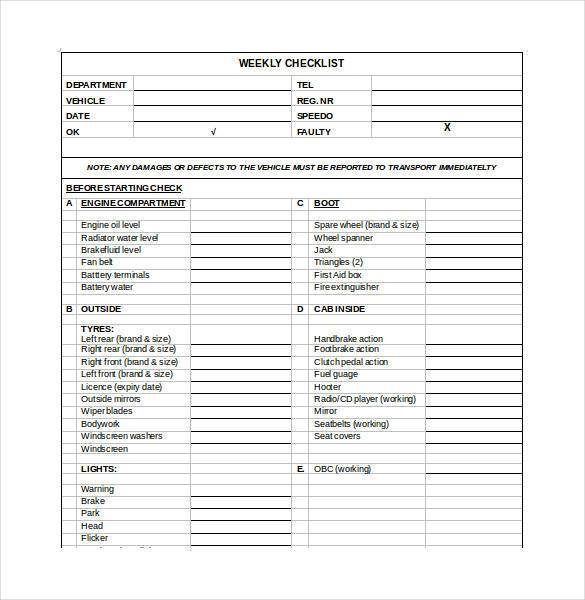 Checklist template design Vector | Free Download