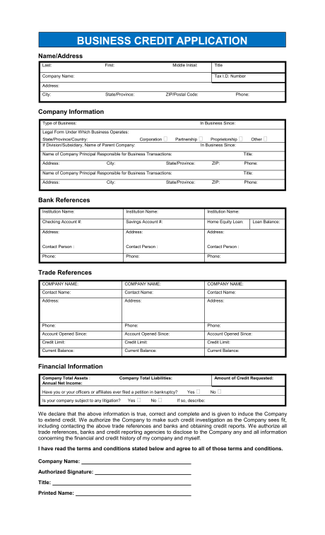 business account application form template business account 