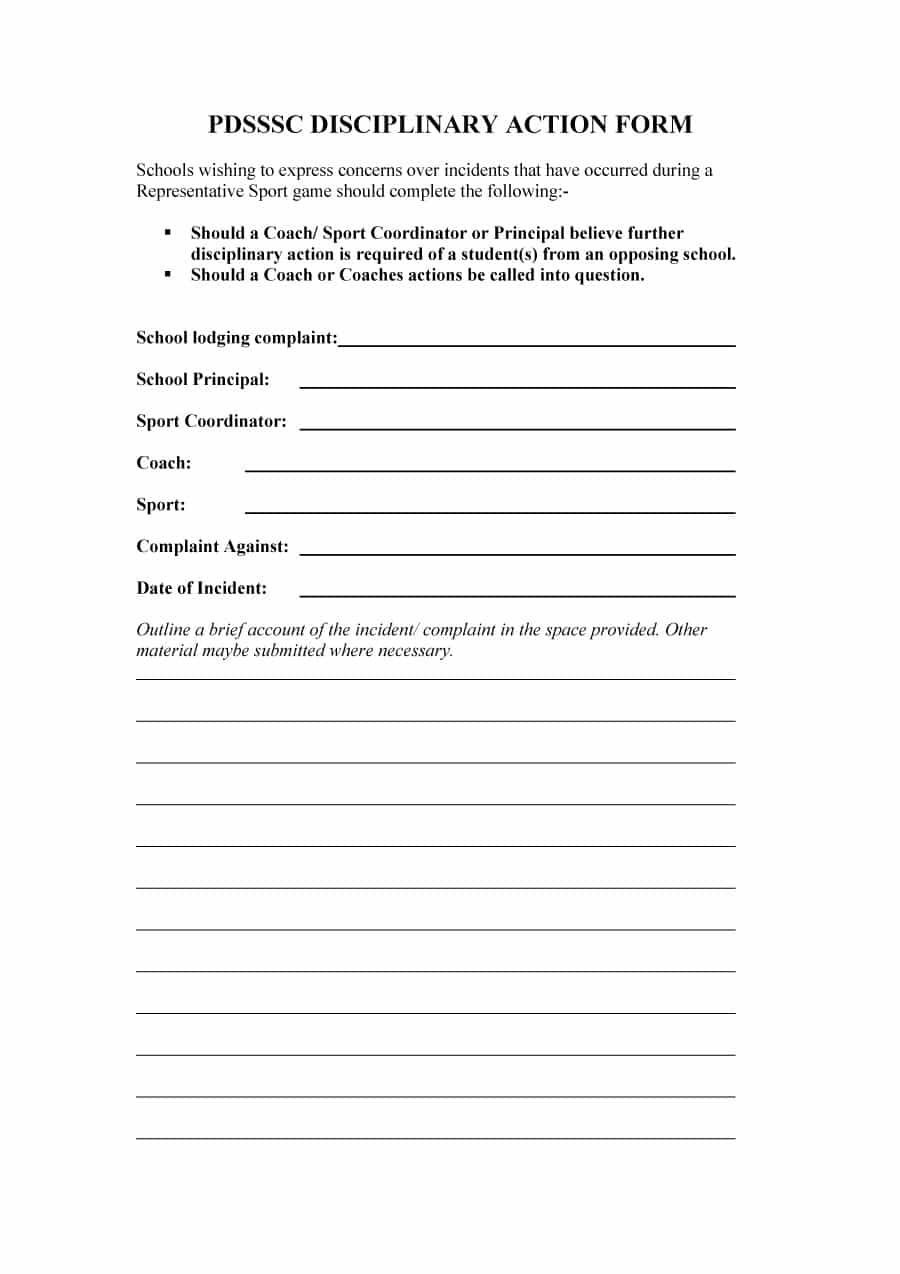 Employee Write Up Form Templates Fillable & Printable Samples 
