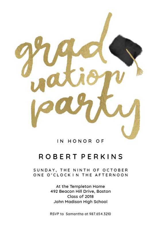 112 best Graduation Party Invitation Templates images on Pinterest