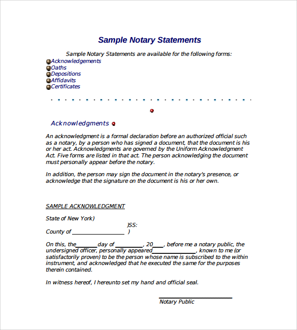 How To Write A Notarized Letter   Harfiah Jobs