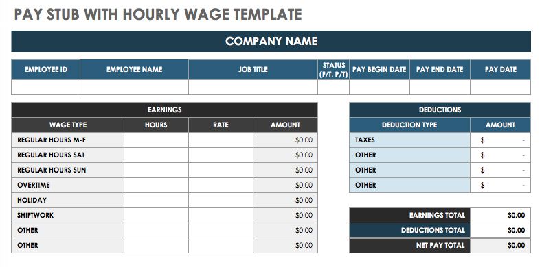 3 Check Stub Templates – Free Samples, Examples & Formats Download 