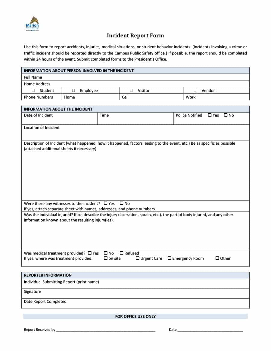 20+ Police Report Template & Examples [Fake / Real] Template Lab