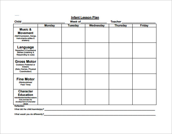 Preschool Lesson Plan Template   21+ Free Word, Excel, PDF Format 