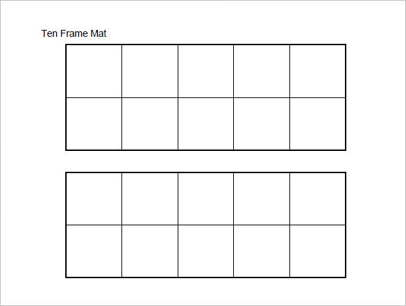 7+ Ten Frame Templates – Free PDF Documents Download! | Free 