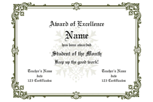 example of certificate of award   Ecza.solinf.co