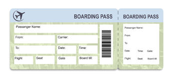 Aylee's Boarding Pass Template | 'i do' it yourself®