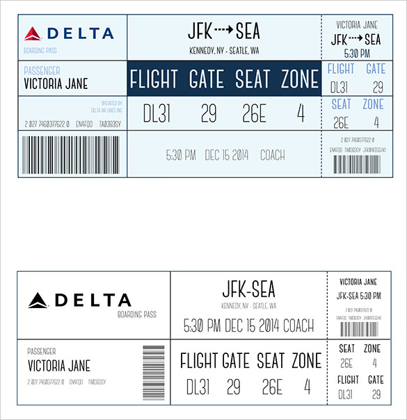Making Fake Boarding Passes as Gifts Le Chic Geek