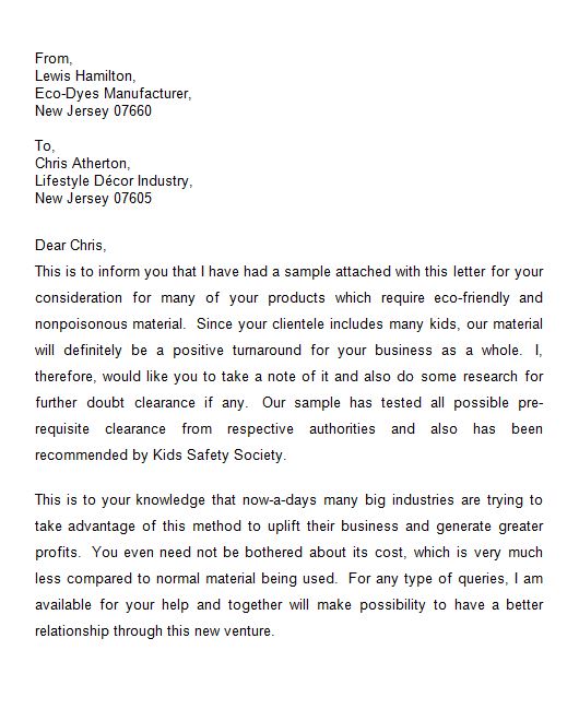 Business Introduction Letter Brilliant Ideas Of Sample Business 