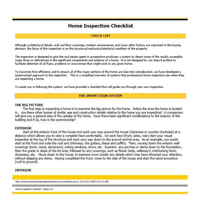 Creating a home inspection checklist using Microsoft Excel can be 