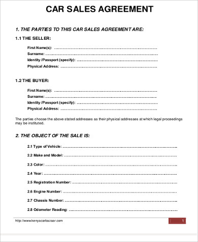 car sale and purchase agreement   Ecza.solinf.co