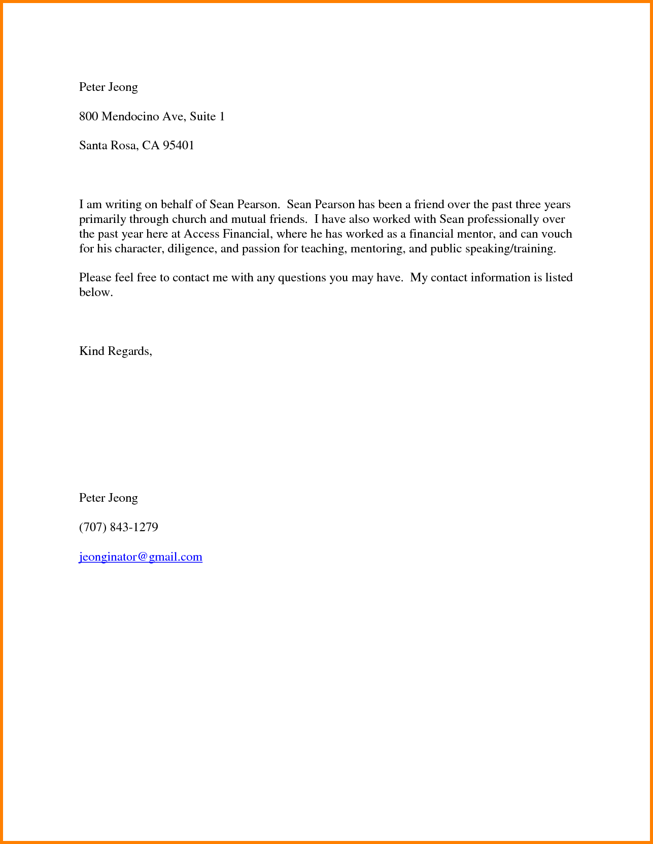 recommendation letter for a friend for a job   Ecza.solinf.co
