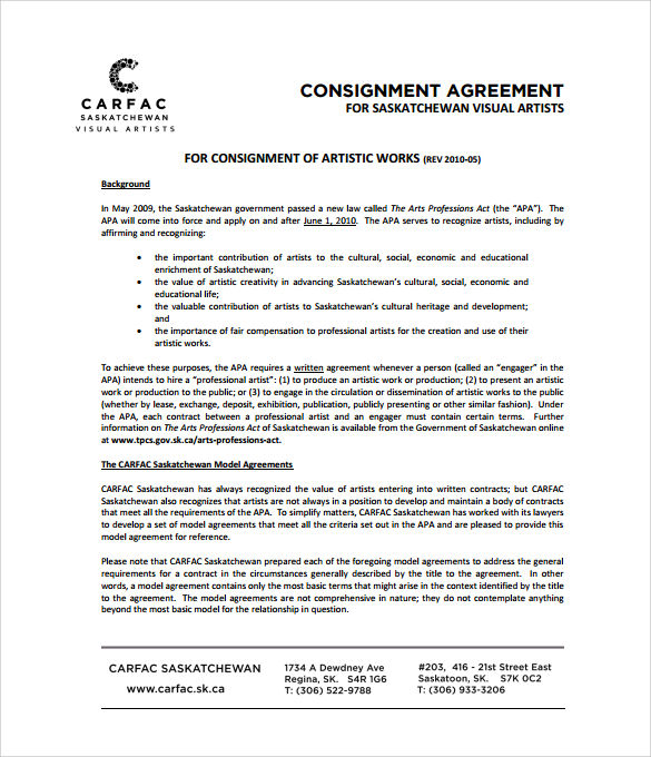 consignment agreement template uk consignment inventory agreement 