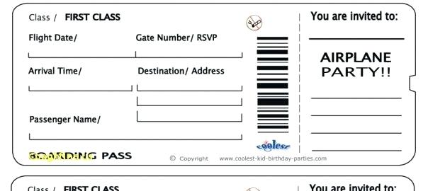 flight ticket template word Ecza.solinf.co