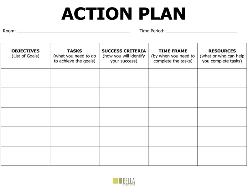 Free Action Plan Template | Action Plan | Pinterest | Template 