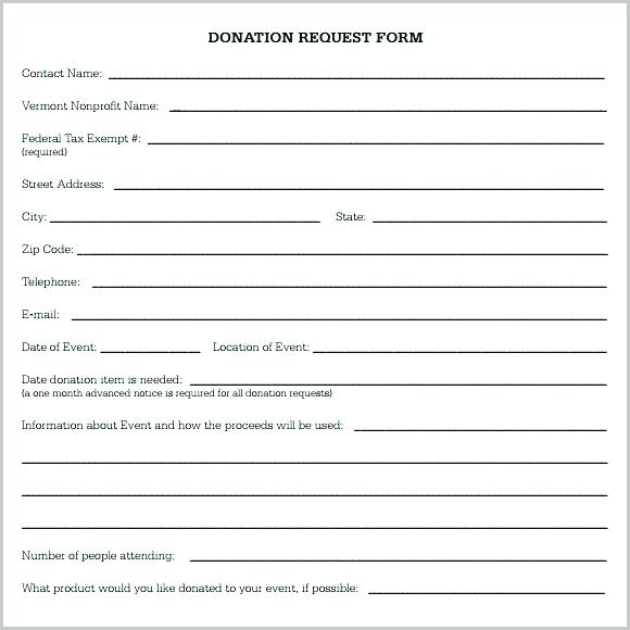 donation request form template Ecza.solinf.co