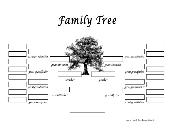 Family Tree Chart Template – 9+ Free Word, Excel, PDF Format 