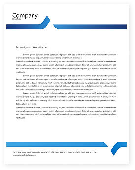 Round Dance Letterhead Template, Layout for Microsoft Word, Adobe 