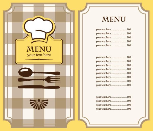 printable restaurant menu template   Into.anysearch.co