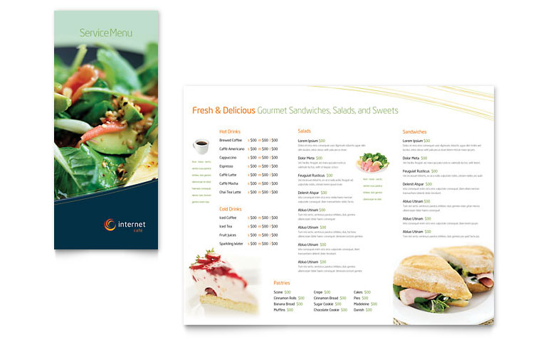 Free Restaurant Menu Template   Download Word & Publisher Templates