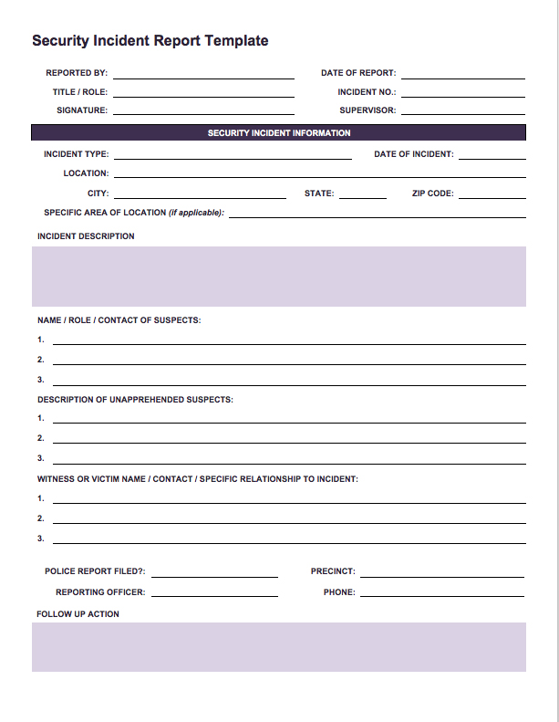 accident report form template   Ecza.solinf.co