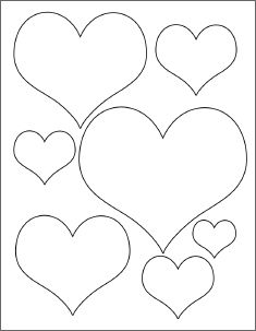 Heart Template With Heart Printable Heart Shaped Box Template 