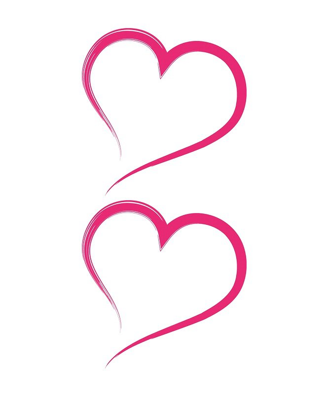 heart stencil | Plain Heart clip art   vector clip art online 