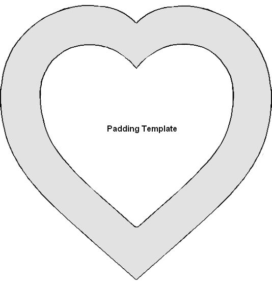 6 Free Printable Heart Templates | Pinterest | Heart template 