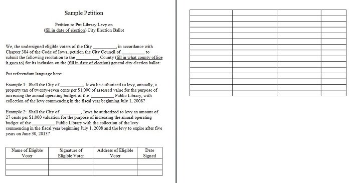 sample petition template   Ecza.solinf.co