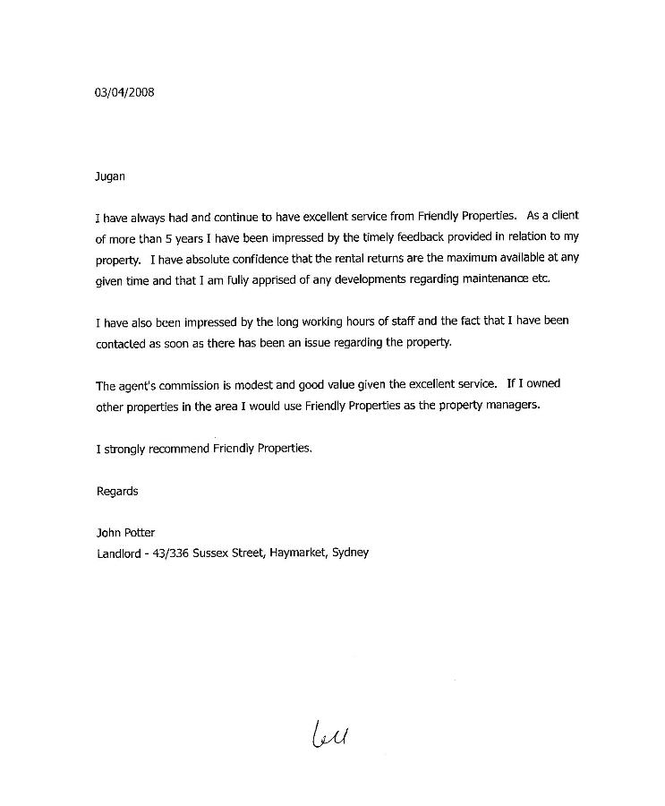 Tenant Reference Letter 14 Landlord Reference Letter Template Free 