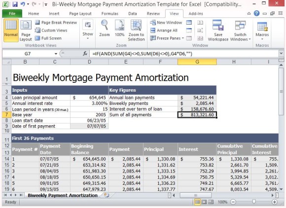 Amortization Schedule Templates – 10+ Free Word, Excel, PDF Format 