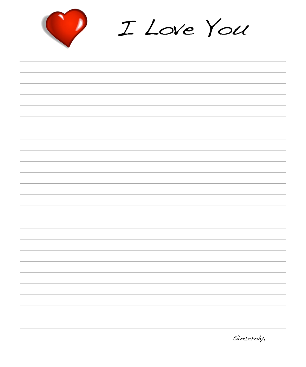 love letter template   Ecza.solinf.co
