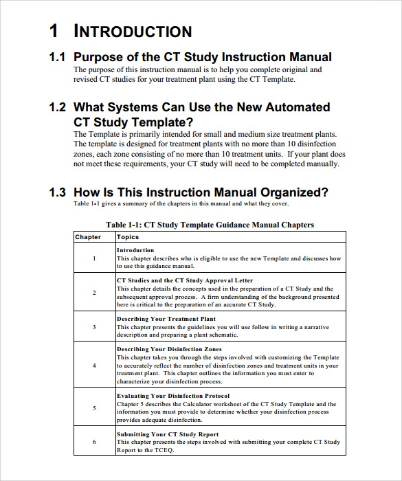 10+ Instruction Manual Samples | Sample Templates