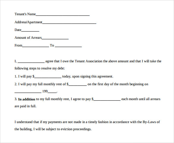 payment agreement template word sample payment agreement 18 