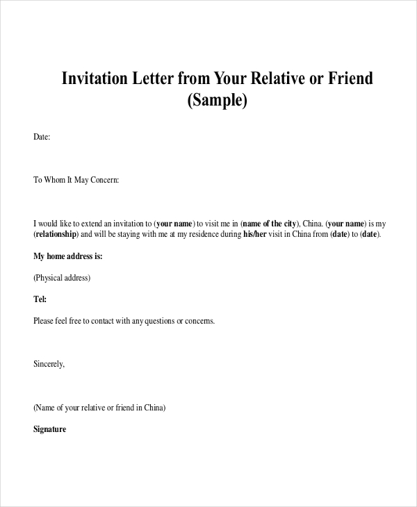 Personal Reference Letter   7+ Free Word, Excel, PDF Documents 