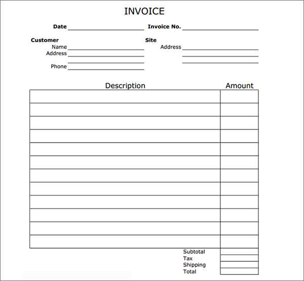 printable invoice free Into.anysearch.co