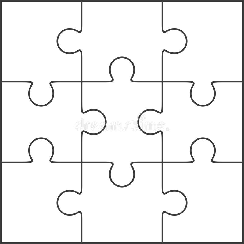 jigsaw puzzle design template jigsaw puzzle blank template 3x3 