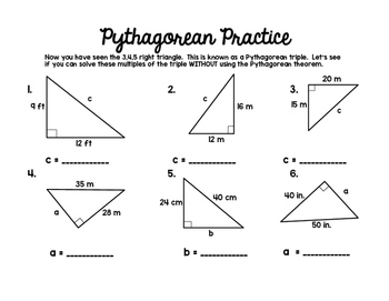 Pythagoras Puzzle Worksheet by dandavies8   Teaching Resources   Tes