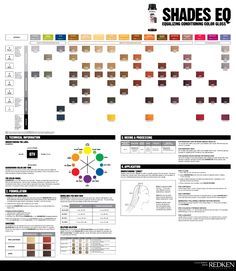 Redken Shades EQ Color Gloss Color Chart | Hair | Pinterest 