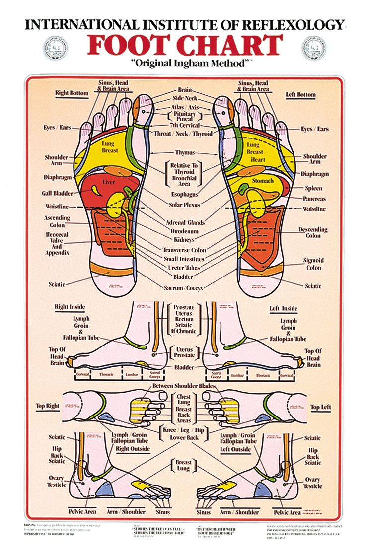 Foot Reflexology Chart | Pinterest | Foot reflexology chart, Foot 