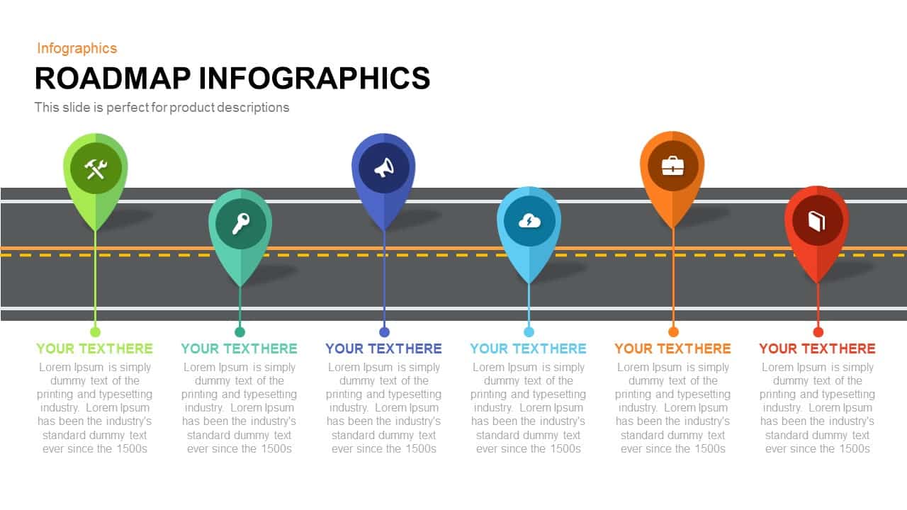 Roadmap Infographics Powerpoint and Keynote template   SlideBazaar