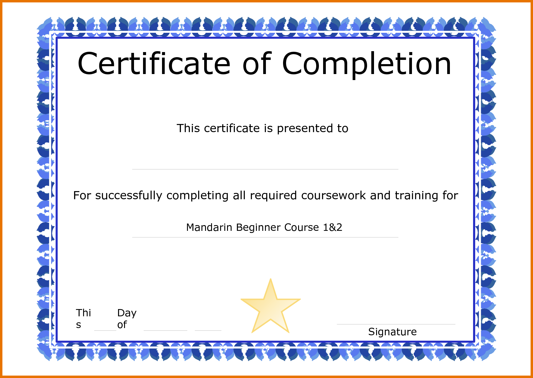 examples of certificates of completion Ecza.solinf.co