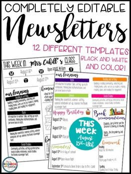 Editable Newsletters Editable Infographic Newsletter Templates 