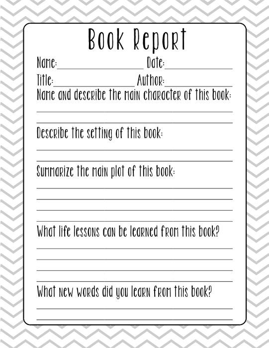 29 Images of Simple Book Report Template For First Grade 