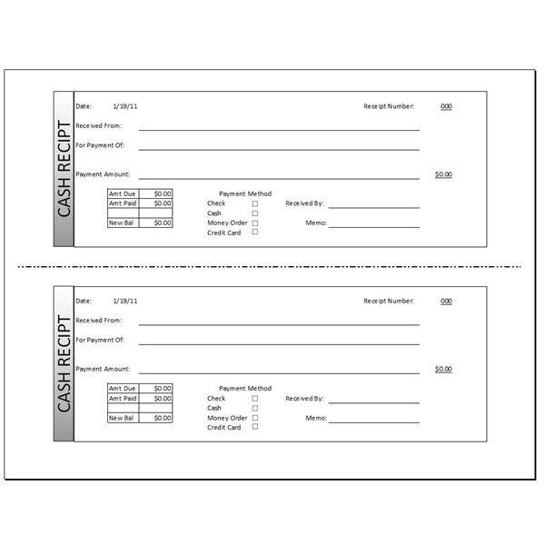 money receipt word format   Ecza.solinf.co
