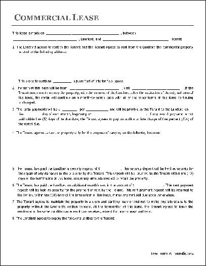 simple commercial lease agreement template simple commercial lease 