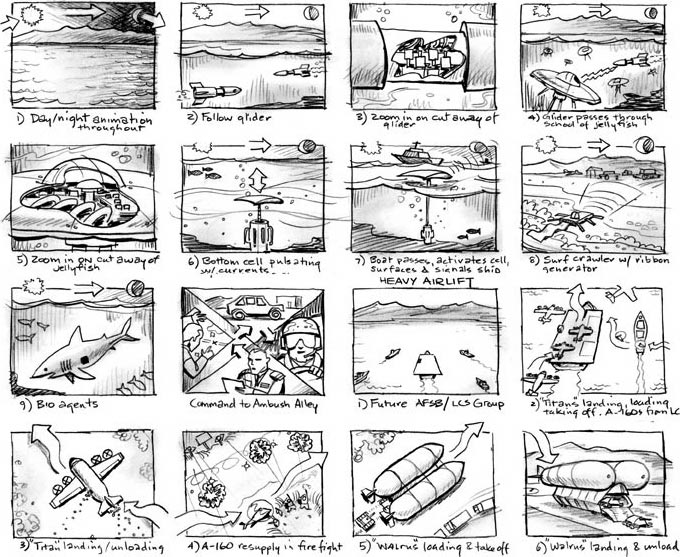 Greg High Storyboard Samples